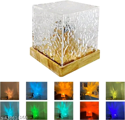 "Galaxy Glow Cube Lamp – Cozy Night Light with Warm Light Mode"