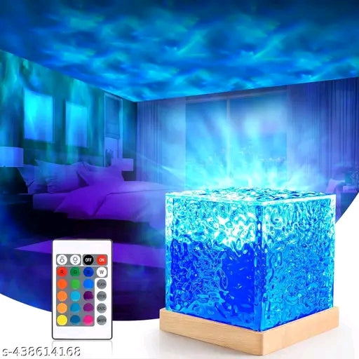 "Galaxy Glow Cube Lamp – Cozy Night Light with Warm Light Mode"